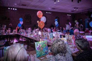 overzichtsfoto van aanwezigen bij de waarderingsbijeenkomst