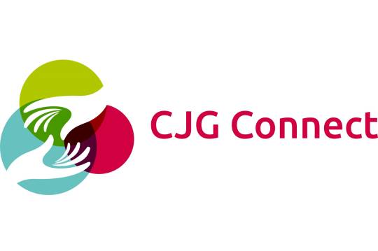 Informatieve afbeelding: Een logo met de tekst: 'CJG Connect'