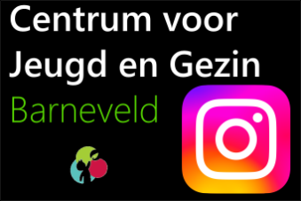 Informatieve afbeelding: 2 logo's met de tekst: 'Centrum voor Jeugd en Gezin Barneveld