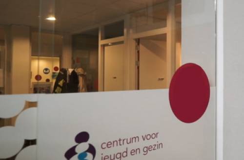 Inlooppunt met het logo van het CJG