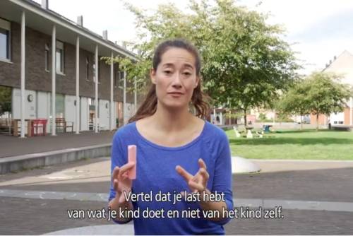 Een vrouw vertelt