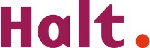 Informatieve afbeelding: Logo met de tekst: 'Halt'