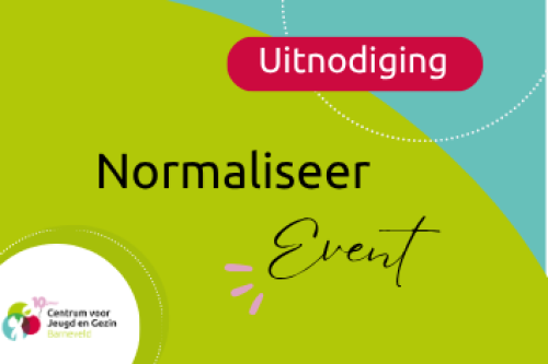 Afbeelding Normaliseer Event Informatieve afbeelding: Een afbeelding met de tekst 'Normaliseer Event 10-jaar'