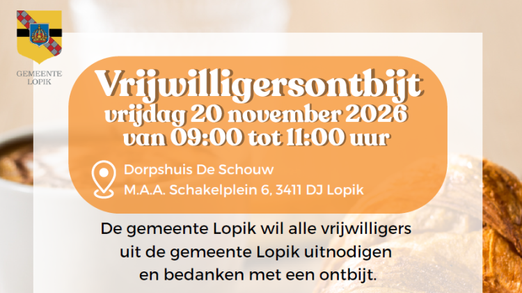 uitnodiging voor ontbijt