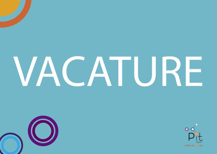 visual met tekst vacature