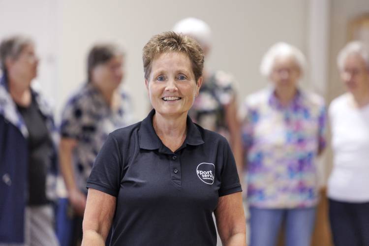 Gerda bij Sportservice Veenendaal