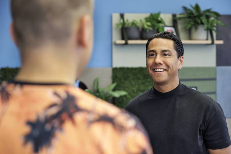 Bart en begeleider Ricco