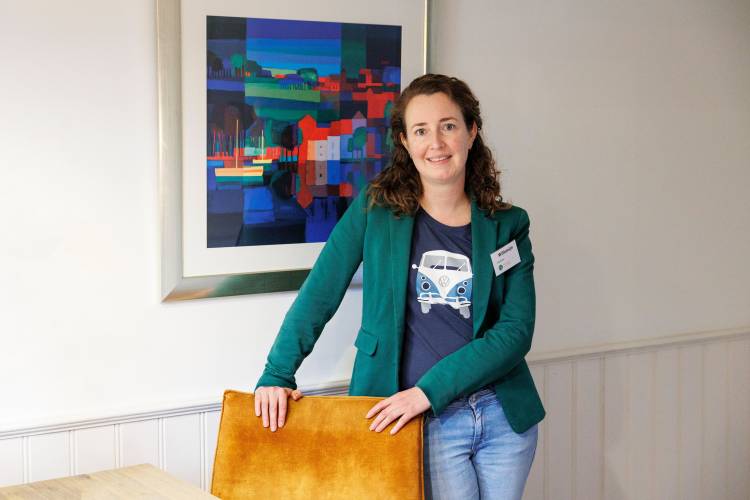 Willemijn Doornenbal bij Berkenstein Hospice en Thuis.