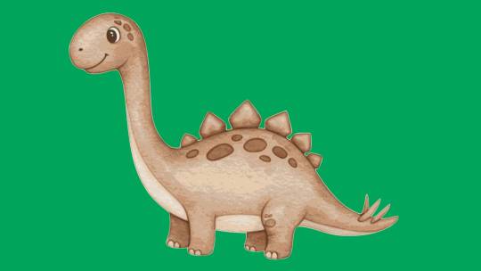 tekening van een dinosaurus