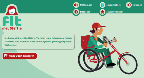 Afbeelding van de website Fit met Steffie