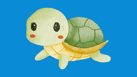 tekening van een schildpad